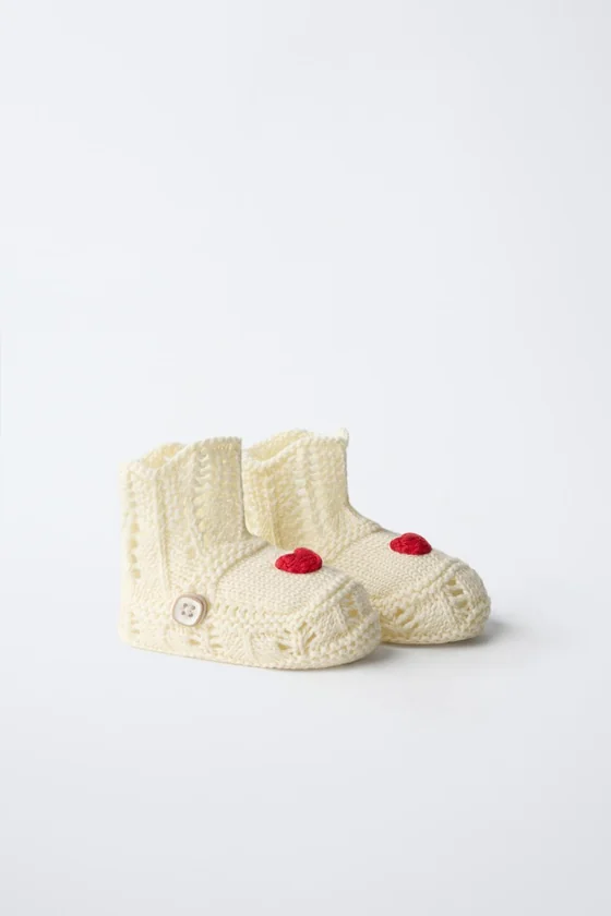 Ботильоны с сердечками
