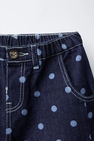 Джинсы BALLOON в горошек- Заказать в России