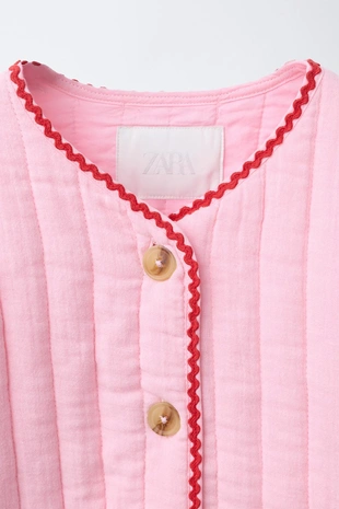 Стеганая куртка с сердечками- Заказать в России