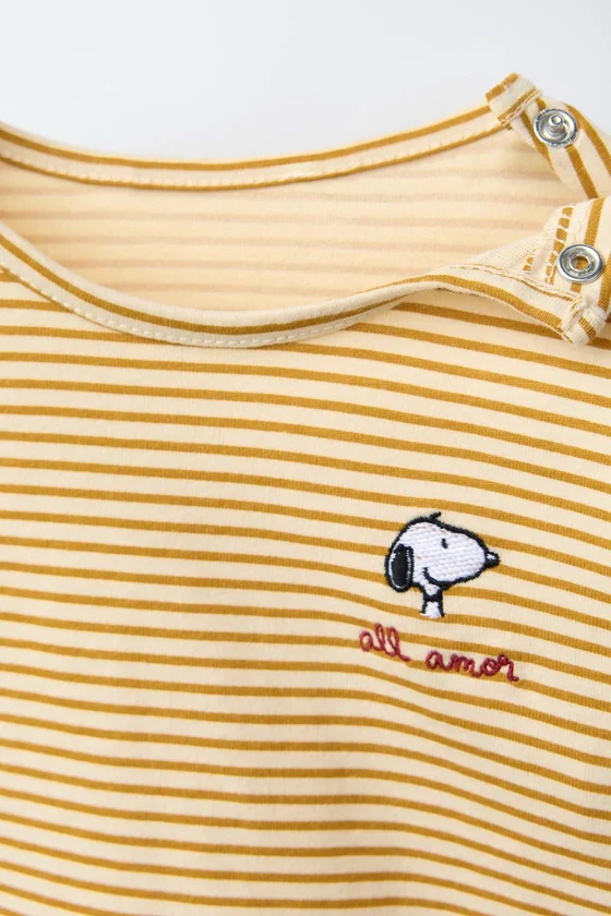 ФУТБОЛКА В ПОЛОСКУ SNOOPY PEANUTS™