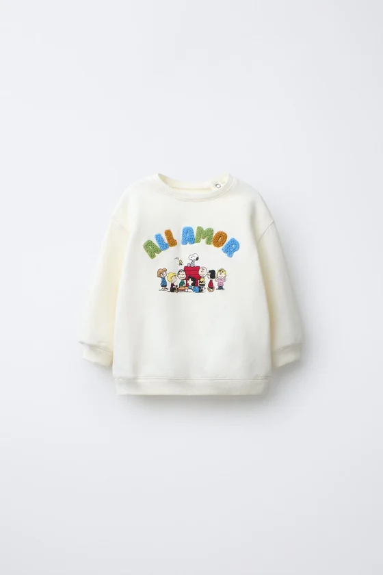 ТОЛСТОВКА С МАХРОВОЙ НАШИВКОЙ SNOOPY PEANUTS™
