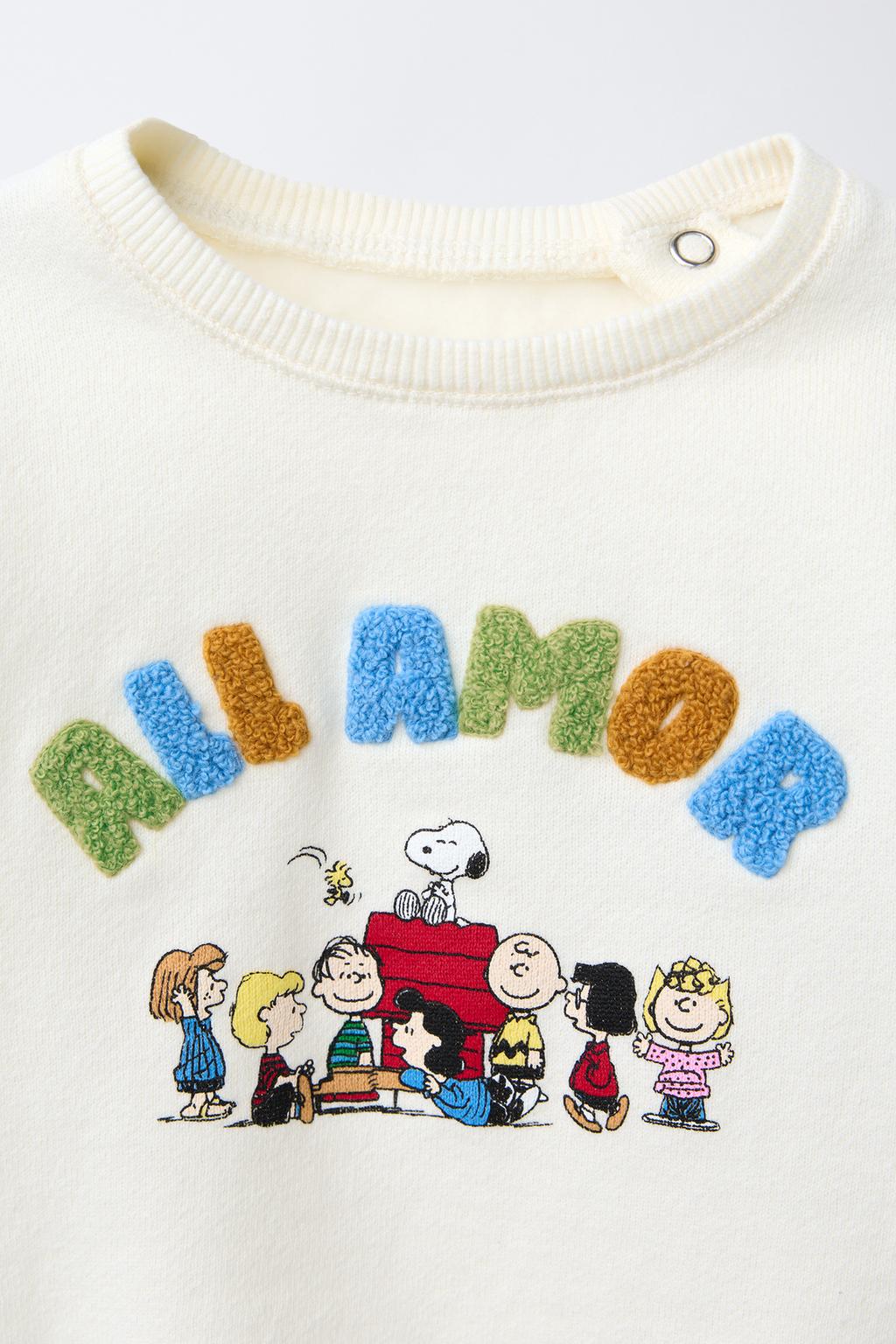 ТОЛСТОВКА С МАХРОВОЙ НАШИВКОЙ SNOOPY PEANUTS™
