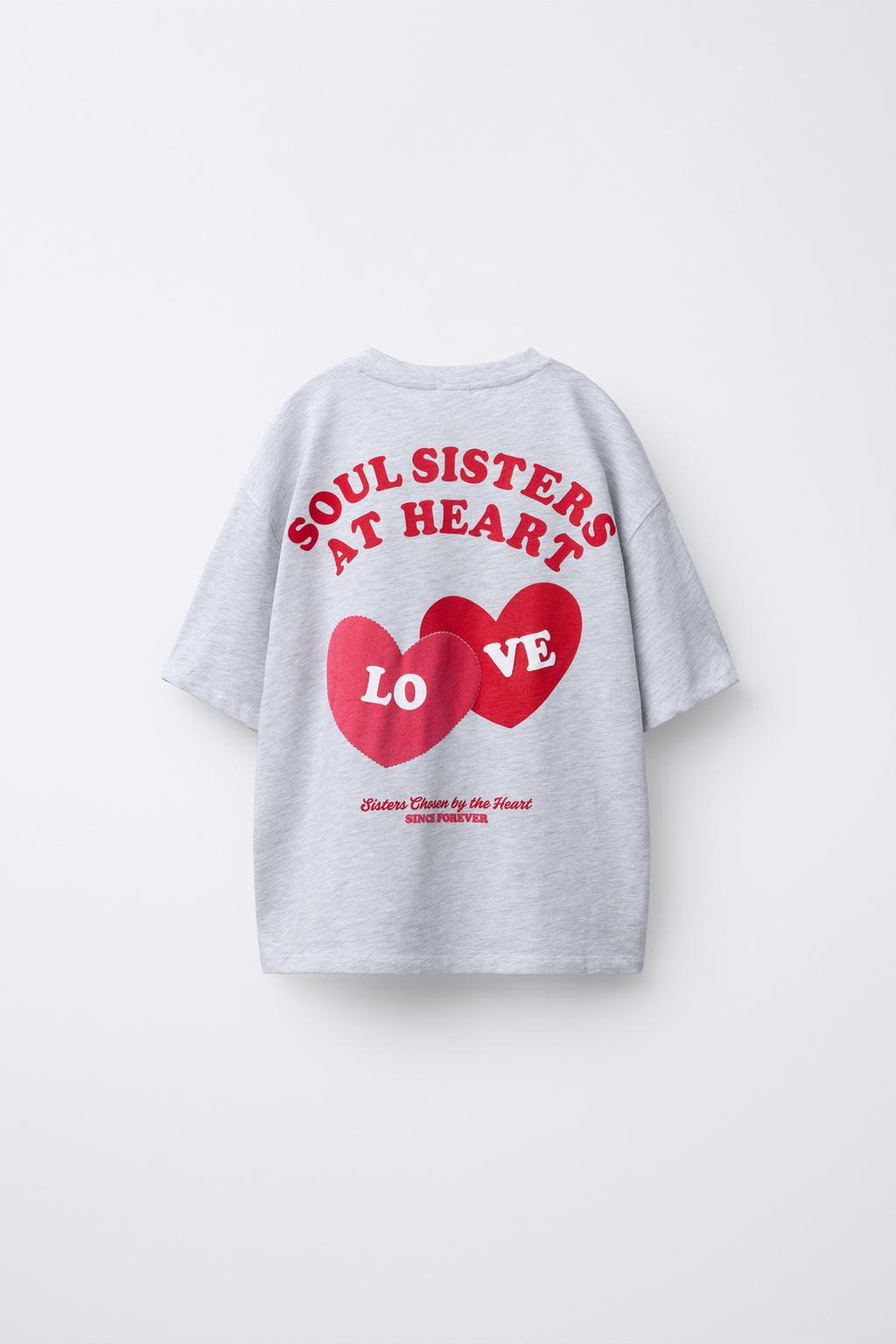 ФУТБОЛКА С ПРИНТОМ «СЕРДЦА»