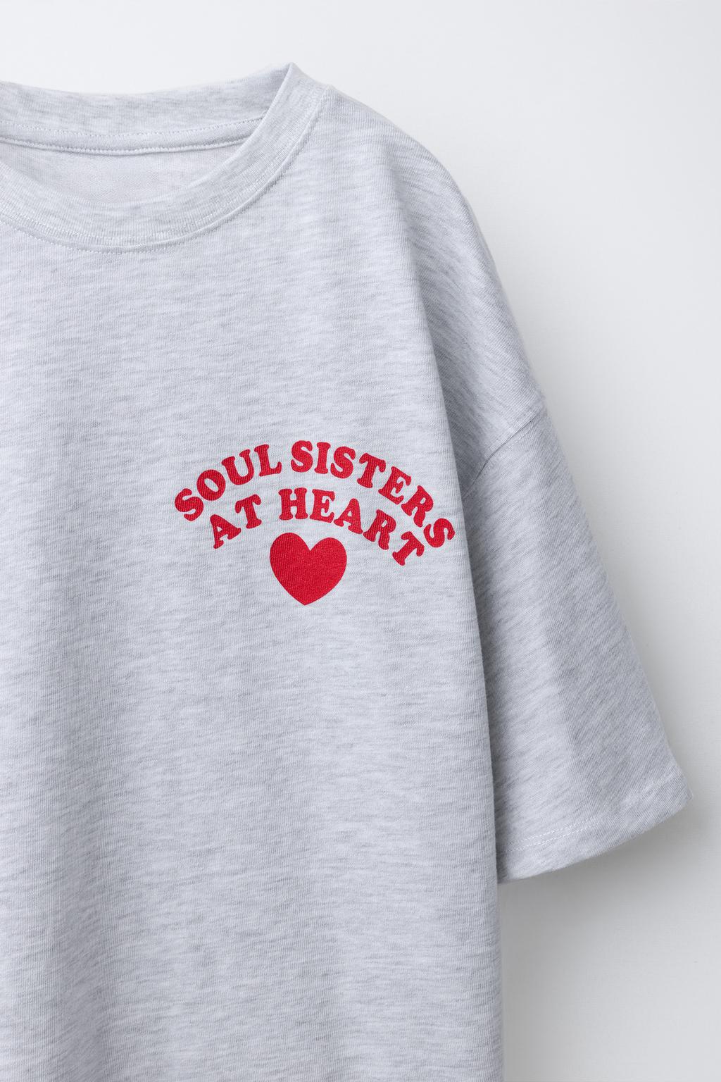 ФУТБОЛКА С ПРИНТОМ «СЕРДЦА»