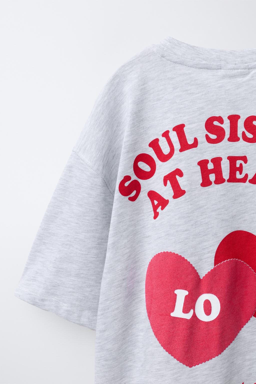 ФУТБОЛКА С ПРИНТОМ «СЕРДЦА»