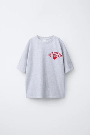 Футболка с принтом «сердца»- Заказать в России