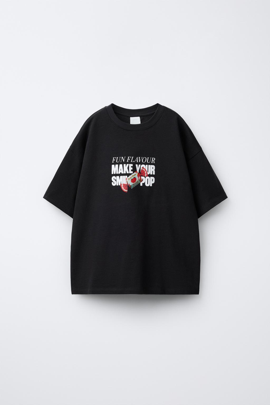 ФУТБОЛКА С ПРИНТОМ «ВИШНИ И КОНФЕТЫ»