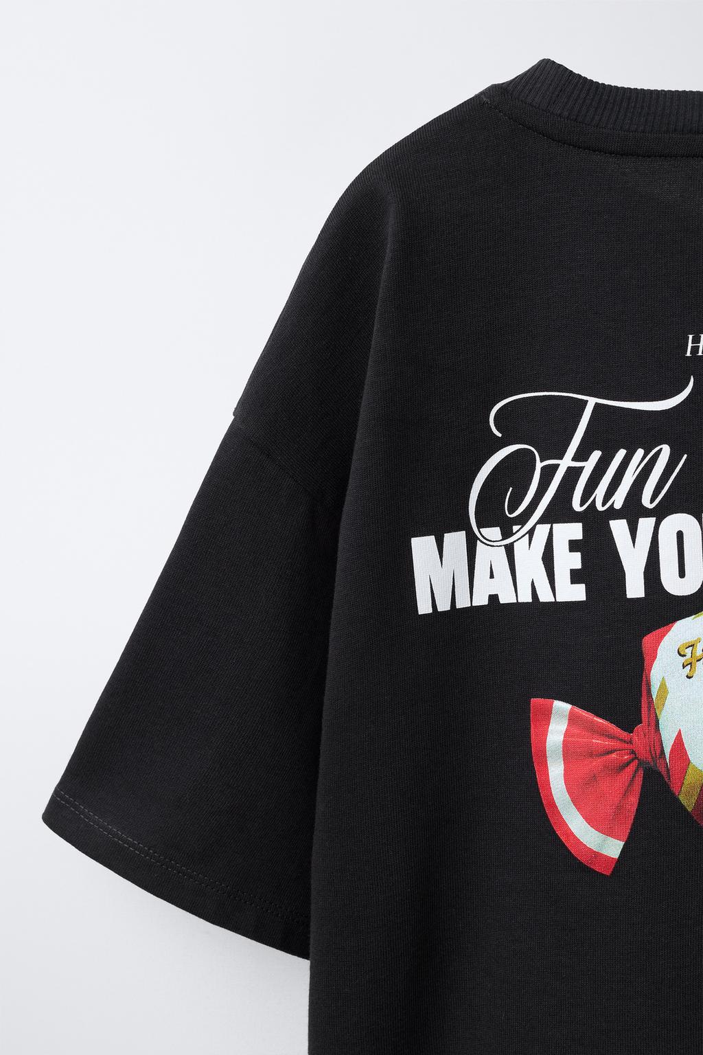 ФУТБОЛКА С ПРИНТОМ «ВИШНИ И КОНФЕТЫ»