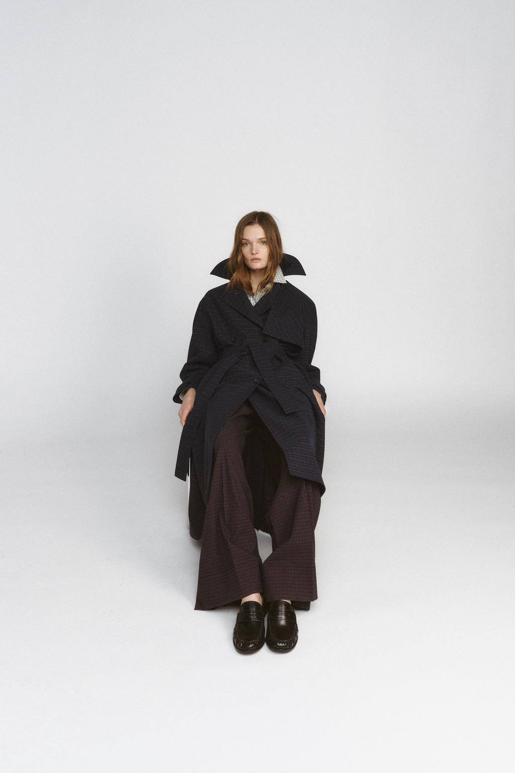 ТРЕНЧ В КЛЕТКУ ZW COLLECTION LIMITED EDITION