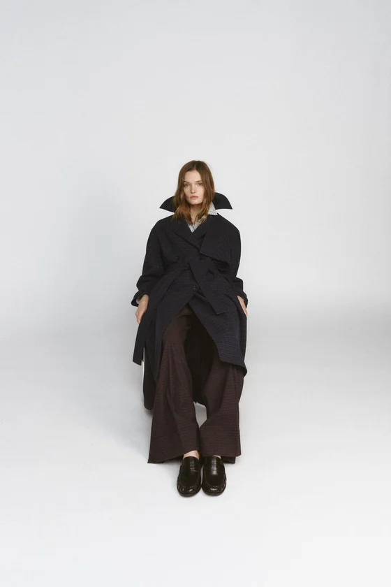 ТРЕНЧ В КЛЕТКУ коллекция Zara «ZW» 