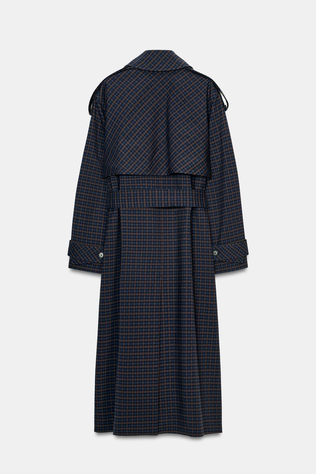 ТРЕНЧ В КЛЕТКУ ZW COLLECTION LIMITED EDITION