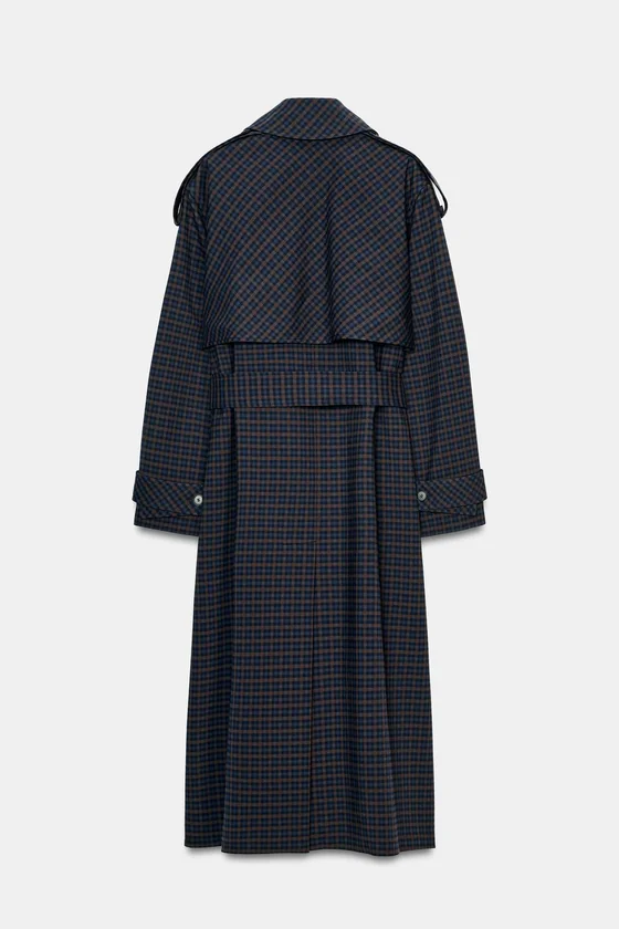 ТРЕНЧ В КЛЕТКУ коллекция Zara «ZW» 