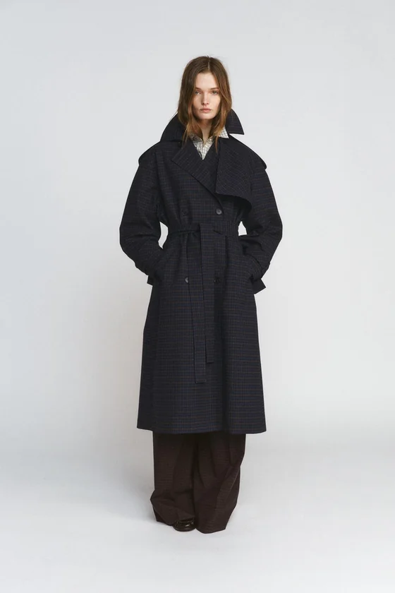 ТРЕНЧ В КЛЕТКУ коллекция Zara «ZW» 