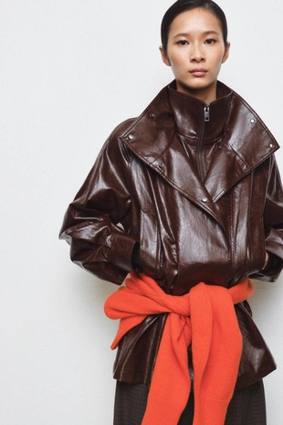 Куртка из искусственной кожи — ZW COLLECTION- Заказать в России