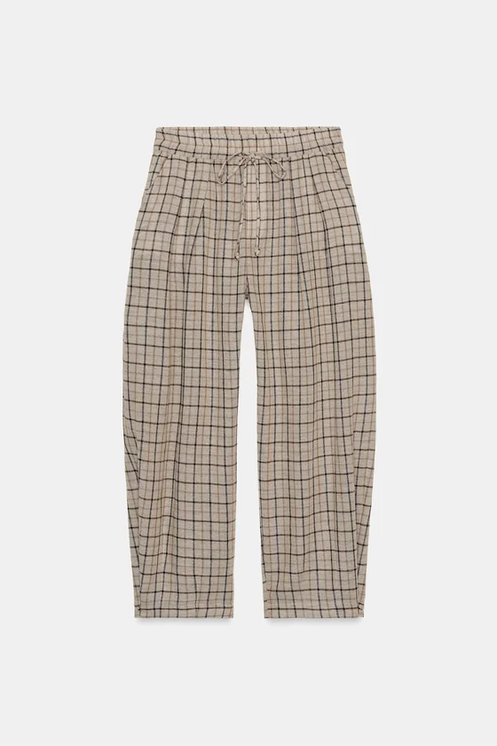 БРЮКИ В КЛЕТКУ — коллекция Zara «ZW»