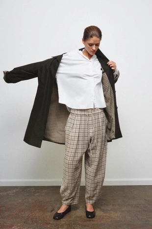 Брюки в клетку — ZW COLLECTION- Заказать в России