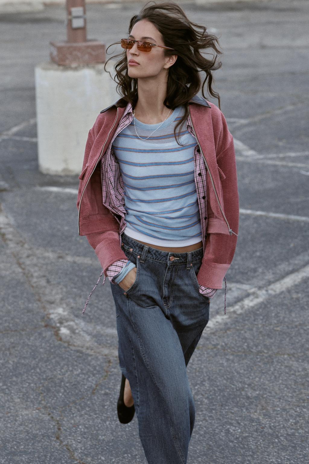 ДЖИНСЫ Z1975 WIDE LEG СВОБОДНОГО КРОЯ СО ШВАМИ