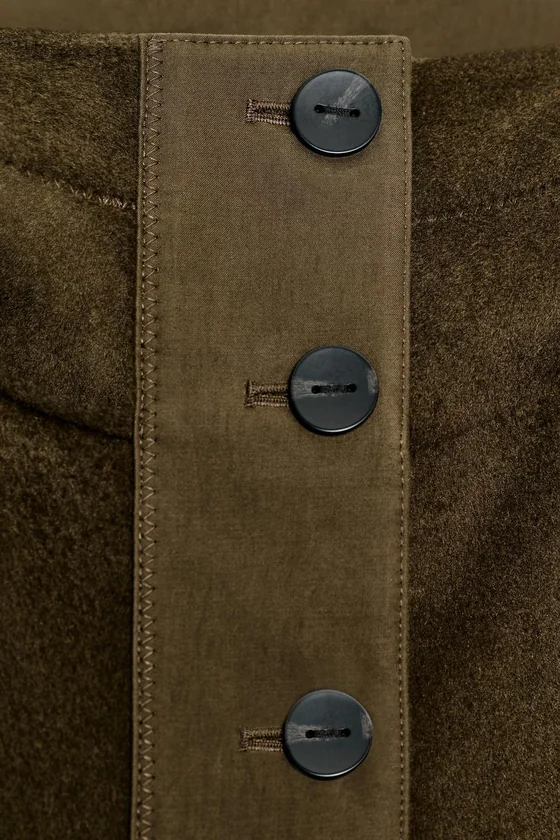 ПАРКА ИЗ СМЕСОВОЙ ШЕРСТИ коллекция Zara «ZW» 