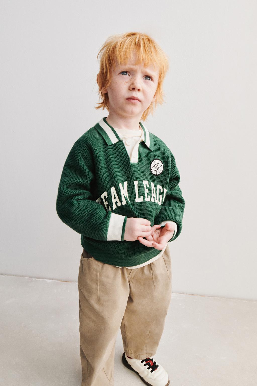 ПОЛО ВАФЕЛЬНОЙ ВЯЗКИ С ТЕКСТОМ