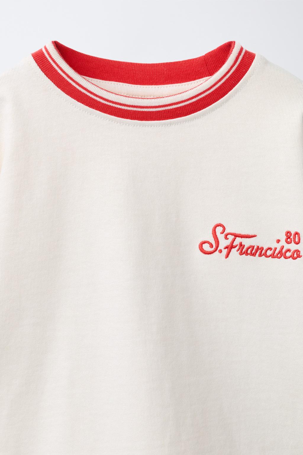 ФУТБОЛКА С ВЫШИТОЙ НАДПИСЬЮ