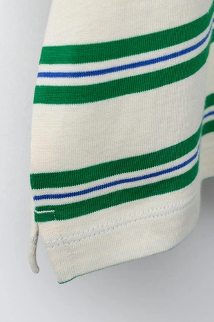 Футболка в полоску с вышивкой- Заказать в России