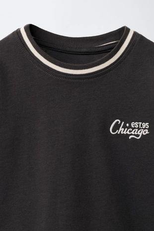 Футболка с вышитой надписью- Заказать в России