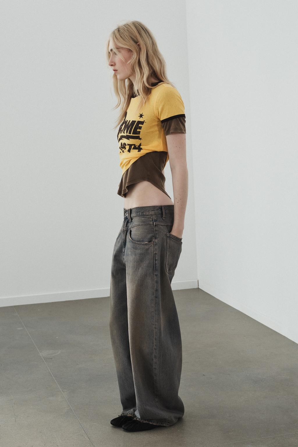 ДЖИНСЫ TRF BAGGY С НИЗКОЙ ПОСАДКОЙ