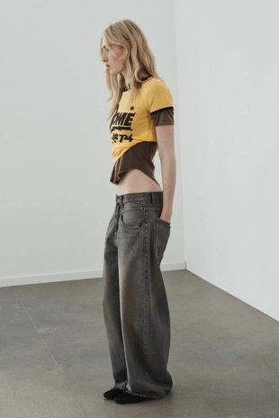 Джинсы TRF BAGGY с низкой посадкой- Заказать в России