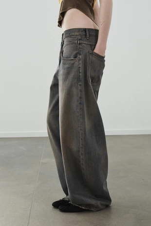 Джинсы TRF BAGGY с низкой посадкой- Заказать в России