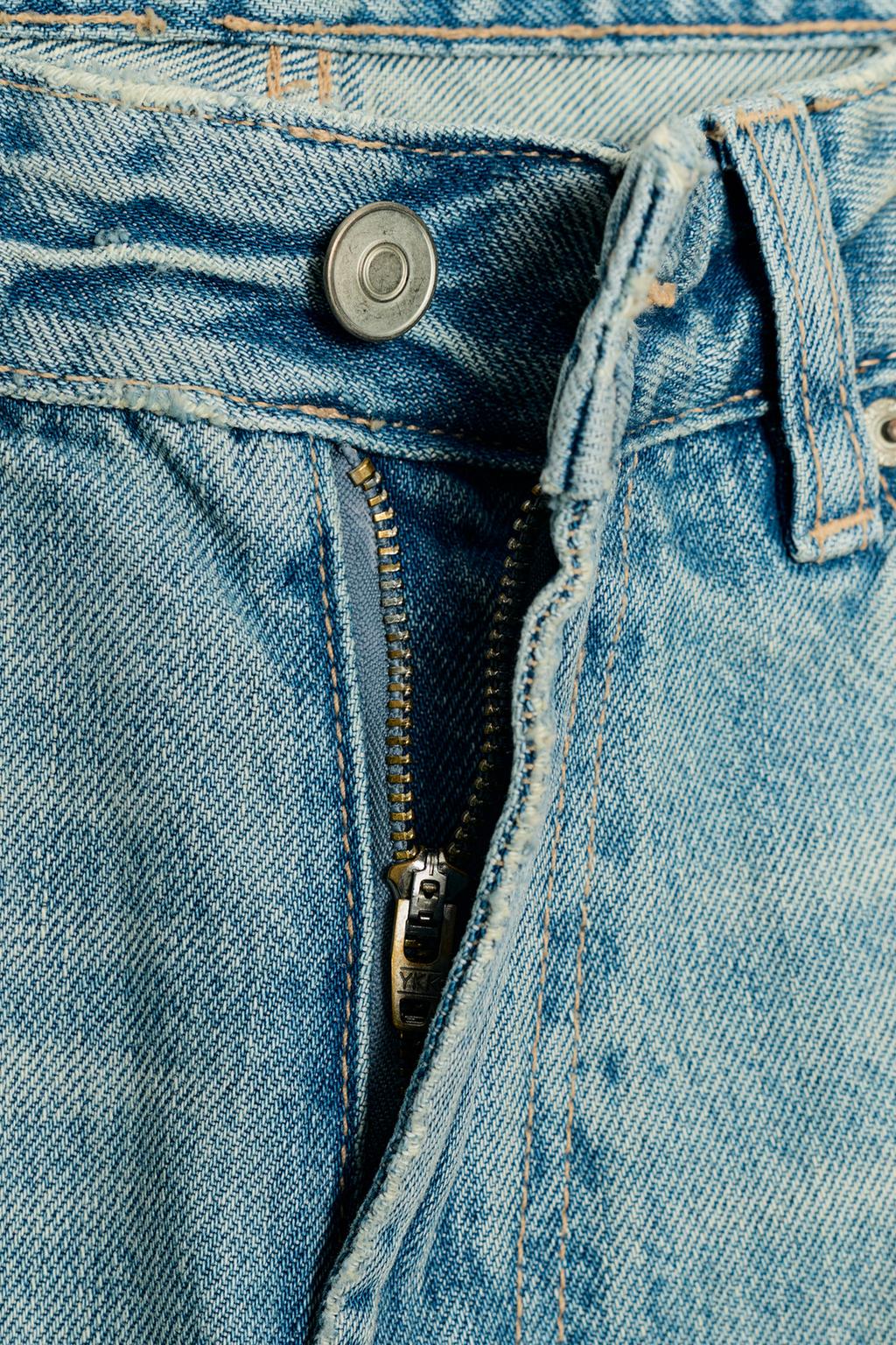 ДЖИНСЫ TRF BAGGY С ОТВОРОТАМИ