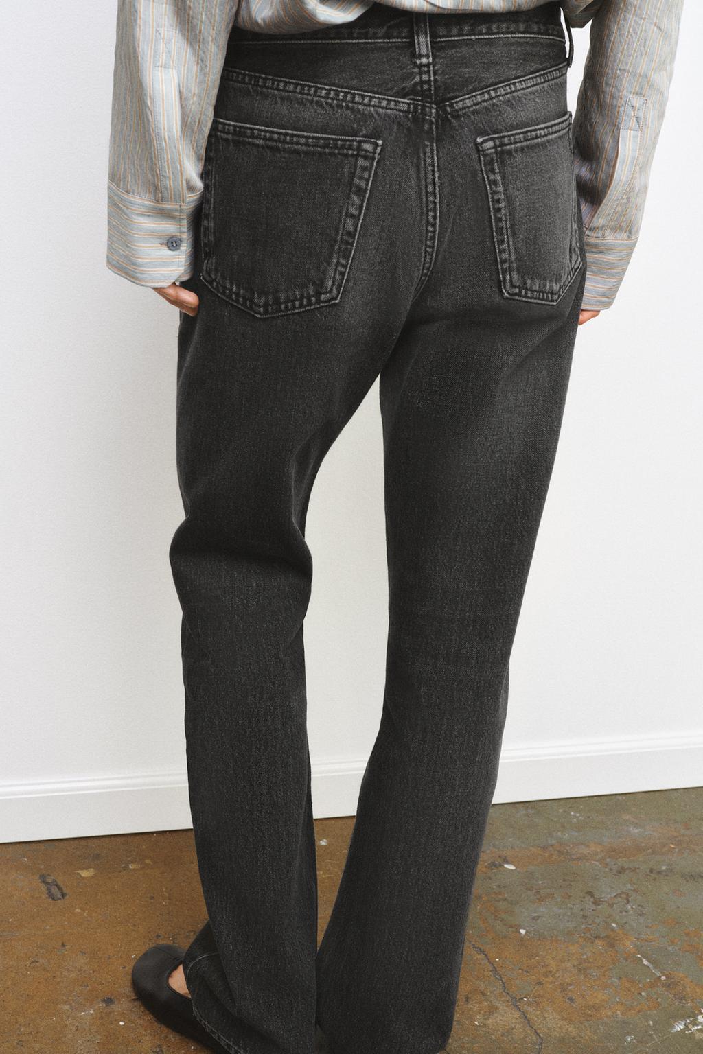 ДЖИНСЫ ПРЯМОГО КРОЯ СО СРЕДНЕЙ ПОСАДКОЙ — ZW COLLECTION