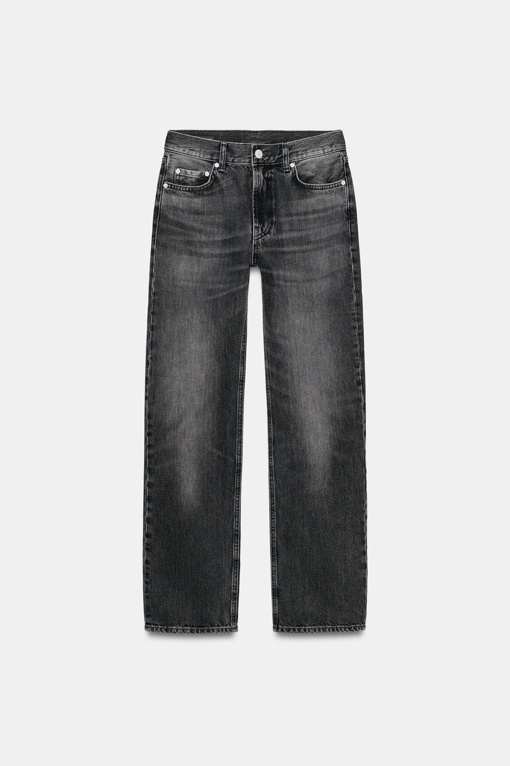 ДЖИНСЫ ПРЯМОГО КРОЯ СО СРЕДНЕЙ ПОСАДКОЙ — ZW COLLECTION