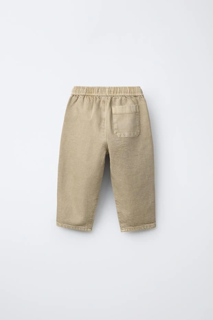 Брюки BAGGY из саржи- Заказать в России