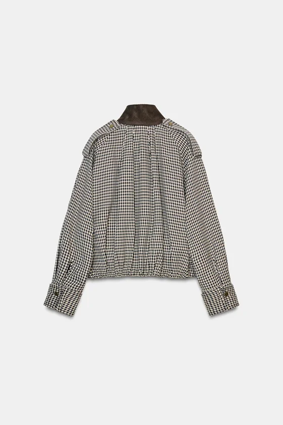БОМБЕР В КЛЕТКУ — коллекция Zara «ZW»