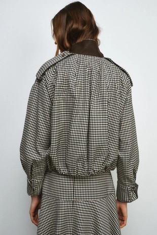 Бомбер в клетку — ZW COLLECTION- Заказать в России