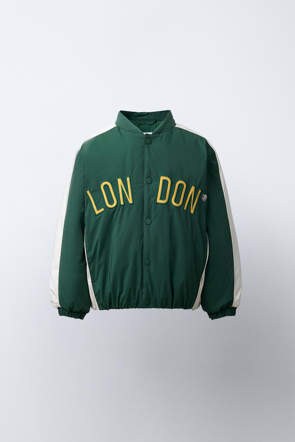 БОМБЕР С ОТСТЕГИВАЮЩИМСЯ ФЛИСОВЫМ КАПЮШОНОМ WATER REPELLENT