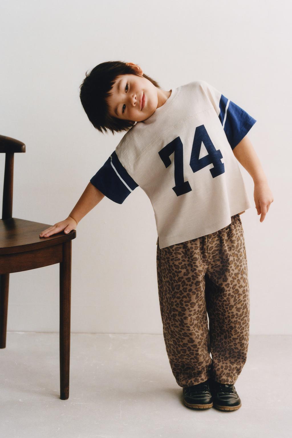 БРЮКИ BAGGY С АНИМАЛИСТИЧЕСКИМ ПРИНТОМ