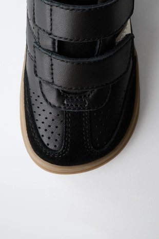 Кожаные кроссовки с ремешками BAREFOOT- Заказать в России