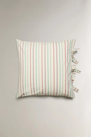 Детский простынный чехол в мультицветной полоску- Заказать в России