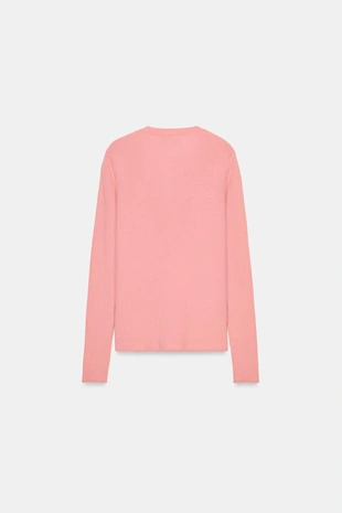 Кардиган из 100% шерсти в рубчик- Заказать в России