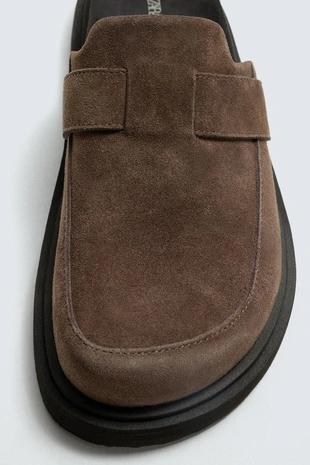 Кожаные сабо- Заказать в России