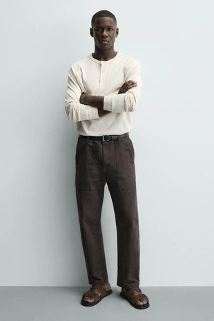 Кожаные сандалии с двойным ремешком- Заказать в России