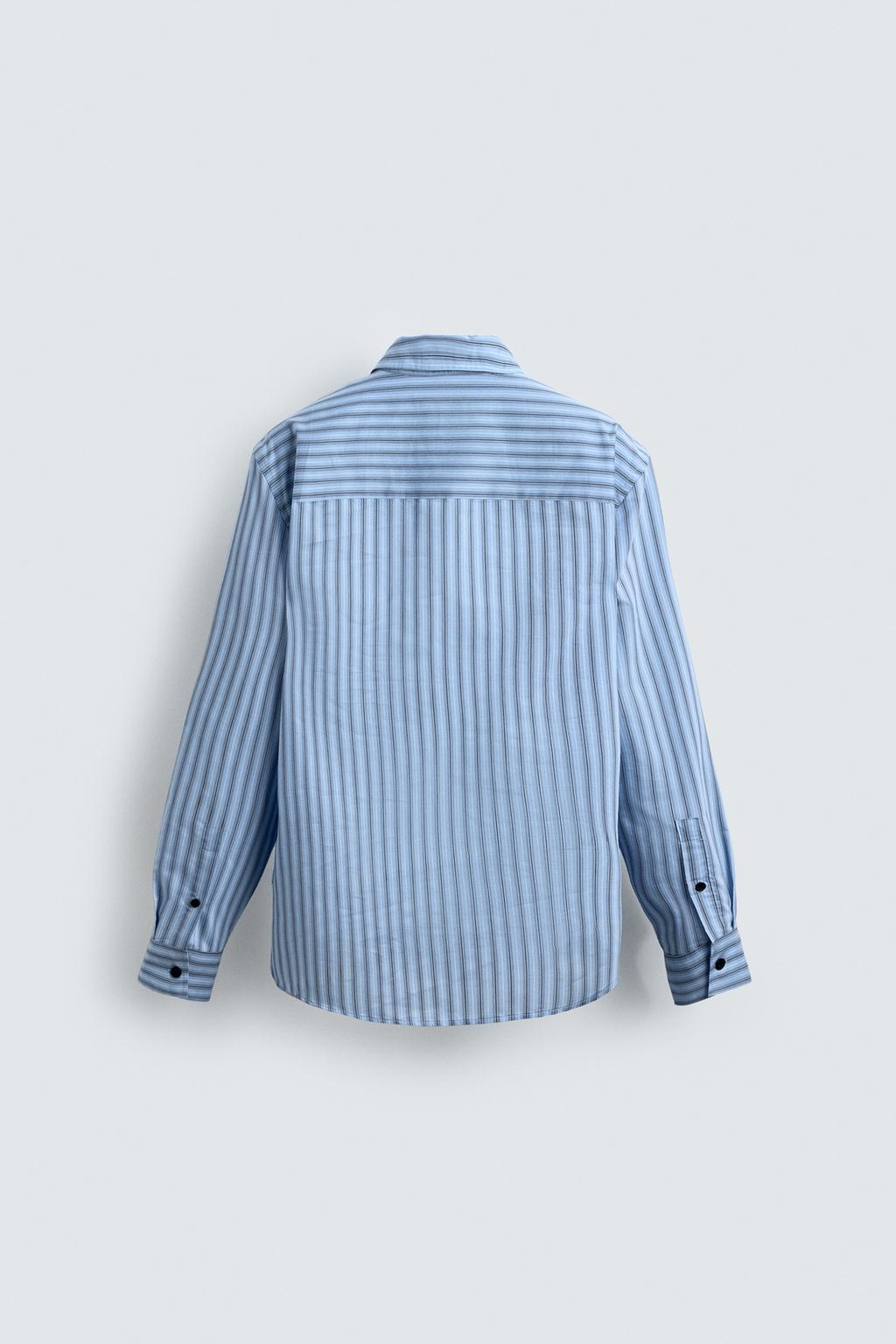 РУБАШКА СВОБОДНОГО КРОЯ В ПОЛОСКУ