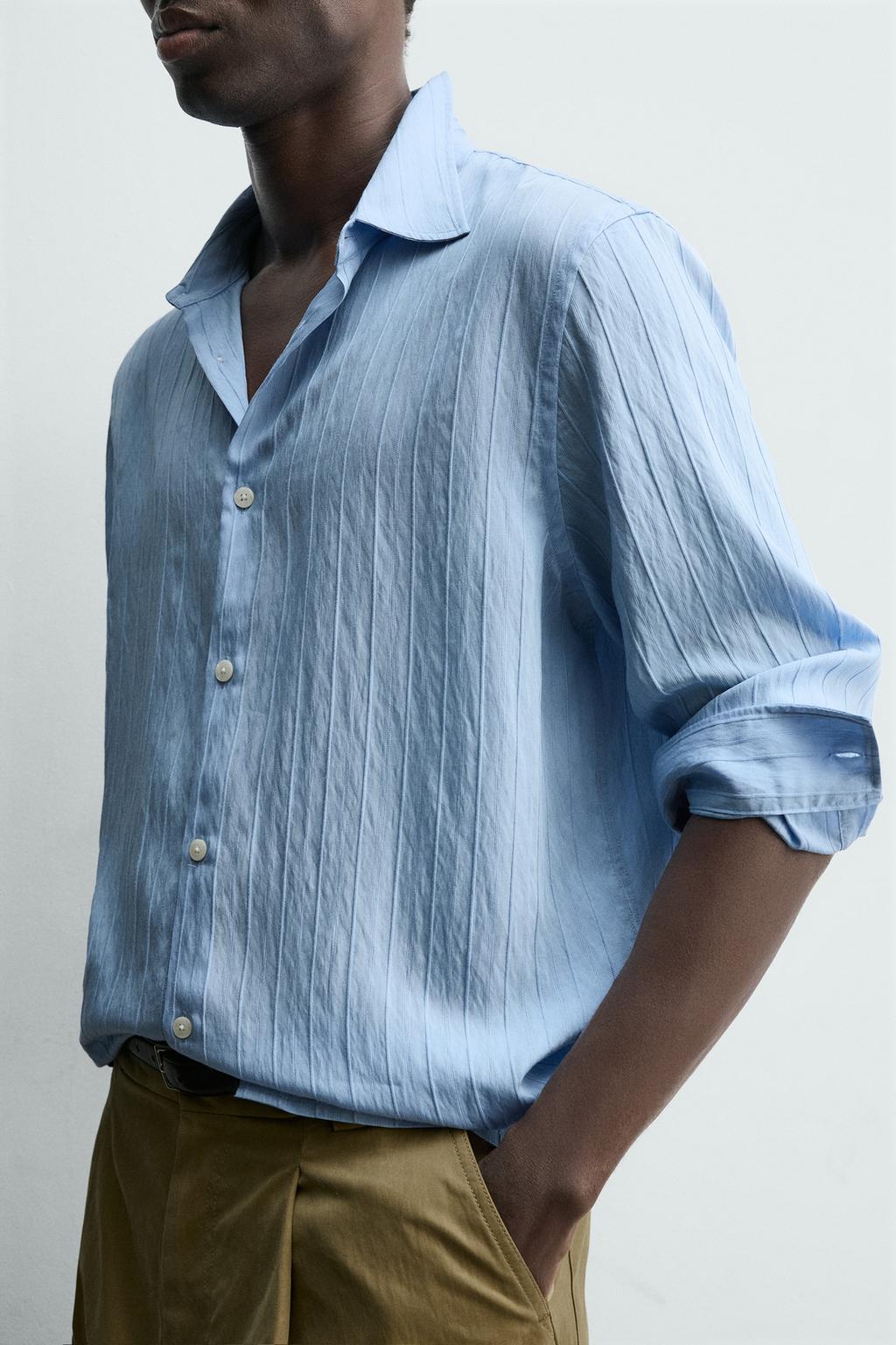 ЖАККАРДОВАЯ РУБАШКА В ПОЛОСКУ