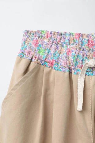 Брюки BAGGY цветочный принт- Заказать в России