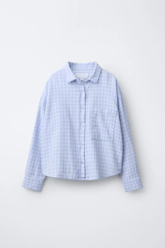 Рубашка в клетку oversize