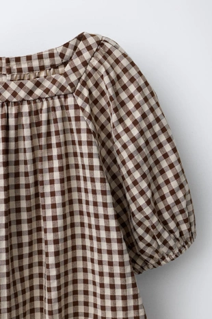 Платье в клетку- Заказать в России