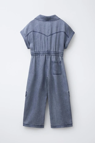 Длинный свободный комбинезон карго- Заказать в России