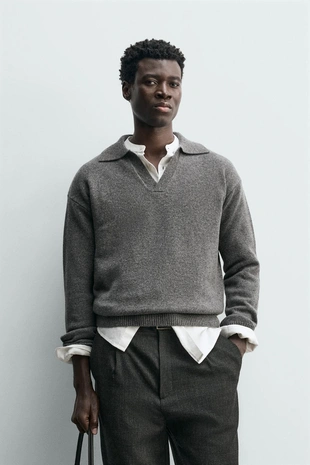 Поло из шерсти и кашемира- Заказать в России