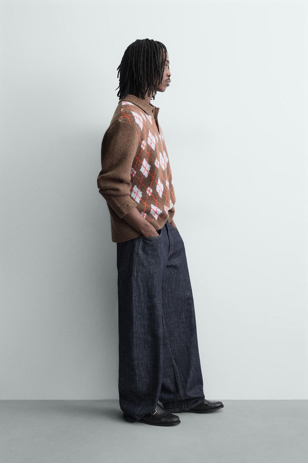 ПОЛО В РОМБ С РАЗРЕЗАМИ